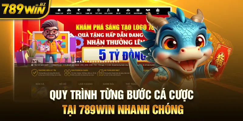 Quy trình từng bước cá cược tại 789WIN nhanh chóng